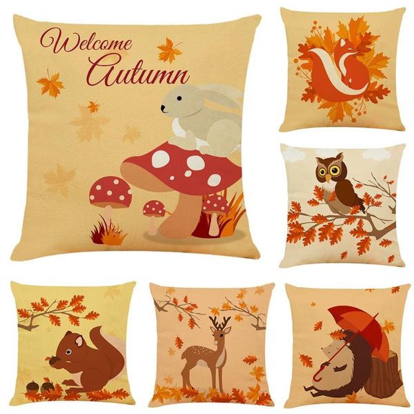 cushion/decorative pillow zeroomade autumn theme cute cartoon animal cushion covers cotton linen decor thorw pillowcases for kids children r
cushion/decorative pillow zeroomade autumn theme cute cartoon animal cushion covers cotton linen decor thorw pillowcases for kids children r