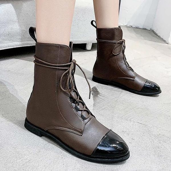 boots women's motorcycle design patchwork rubber shoes for women pointed toe warm mid-calf woman 2021 spring autumn, Black
boots women's motorcycle design patchwork rubber shoes for women pointed toe warm mid-calf woman 2021 spring autumn, Black