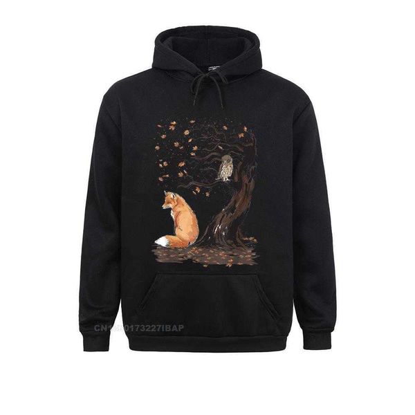 women's hoodie, comfortable clothes, fox and owl patterns on trees, animal lovers, cute, leaves, hip-hop, fashion, autumn, Black
women's hoodie, comfortable clothes, fox and owl patterns on trees, animal lovers, cute, leaves, hip-hop, fashion, autumn, Black