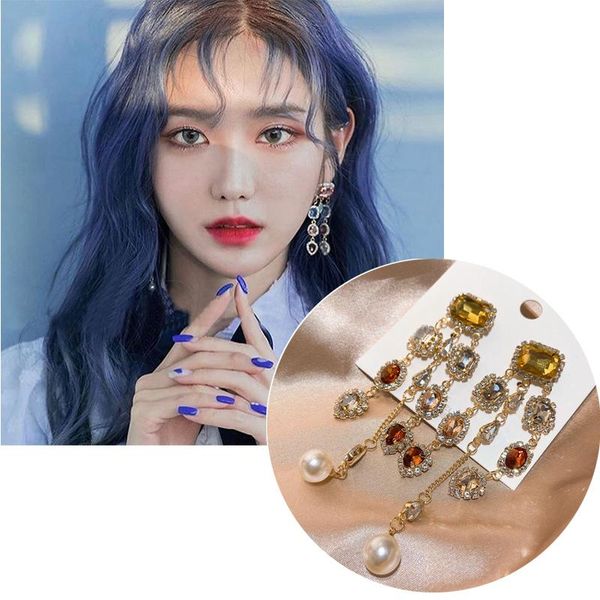 trendy korean waterdrop colorful square crystal long drop earrings for women luxury party temperament pendientes jewelry dangle & chandelier, Silver
trendy korean waterdrop colorful square crystal long drop earrings for women luxury party temperament pendientes jewelry dangle & chandelier, Silver
