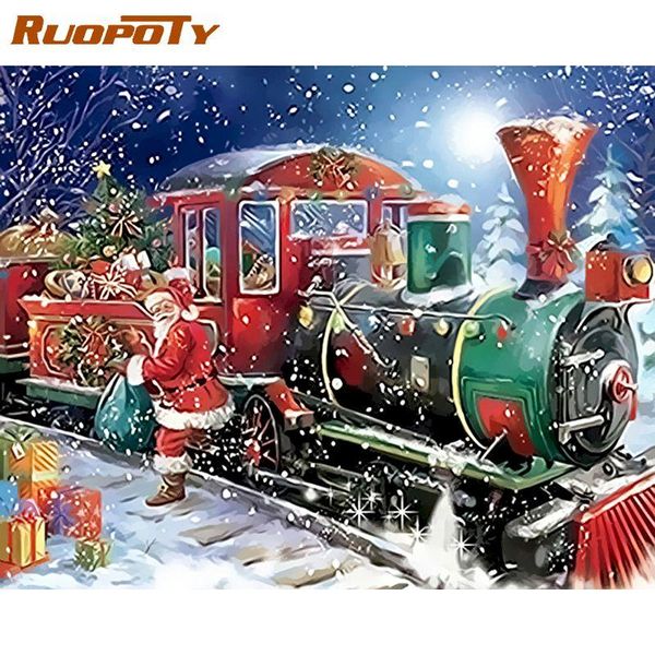paintings ruopoty frameless christmas santa claus on train landscape painting by numbers kits for adults unique gift oil paints wall
paintings ruopoty frameless christmas santa claus on train landscape painting by numbers kits for adults unique gift oil paints wall
