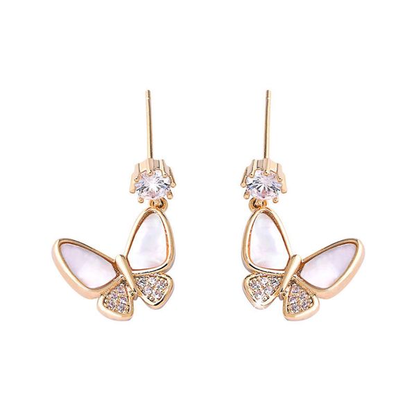 butterfly inlaid with diamond, versatile personality, simple national style, earrings, female earrings, date and dinner can be matched, Silver
butterfly inlaid with diamond, versatile personality, simple national style, earrings, female earrings, date and dinner can be matched, Silver