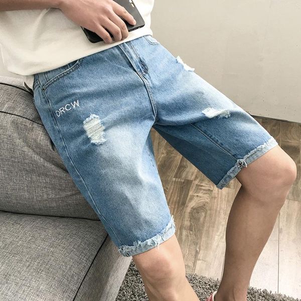 summer slim denim shorts men's hole cotton casual skinny knee length size 27-34, White;black
summer slim denim shorts men's hole cotton casual skinny knee length size 27-34, White;black