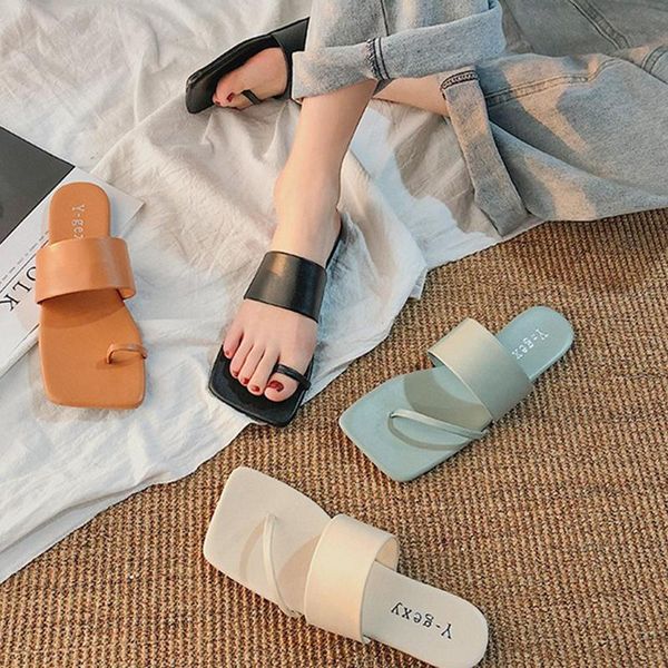 slippers women summer flat beach pu leather elegant flap with flip flops slide shoes, Black
slippers women summer flat beach pu leather elegant flap with flip flops slide shoes, Black