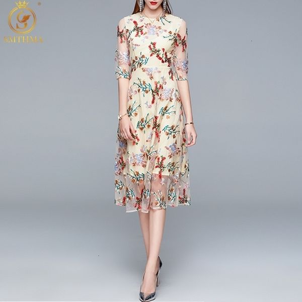casual dresses 2021 fashion runway summer women half sleeve gorgeous mesh flower embroidery elegant party es 2vhk, Black;gray
casual dresses 2021 fashion runway summer women half sleeve gorgeous mesh flower embroidery elegant party es 2vhk, Black;gray
