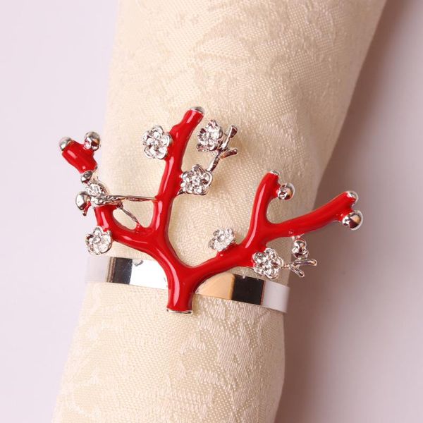6pcs/metal retro plum blossom red tree of life napkin ring table setting for cocktail party western holiday jewelry rings 
6pcs/metal retro plum blossom red tree of life napkin ring table setting for cocktail party western holiday jewelry rings