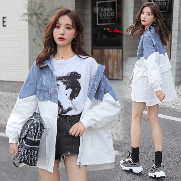 women's jackets fnoce 2021 winter thin jeans fashion casual street patchwork long sleeve loose slim denim coat and, Black;brown
women's jackets fnoce 2021 winter thin jeans fashion casual street patchwork long sleeve loose slim denim coat and, Black;brown