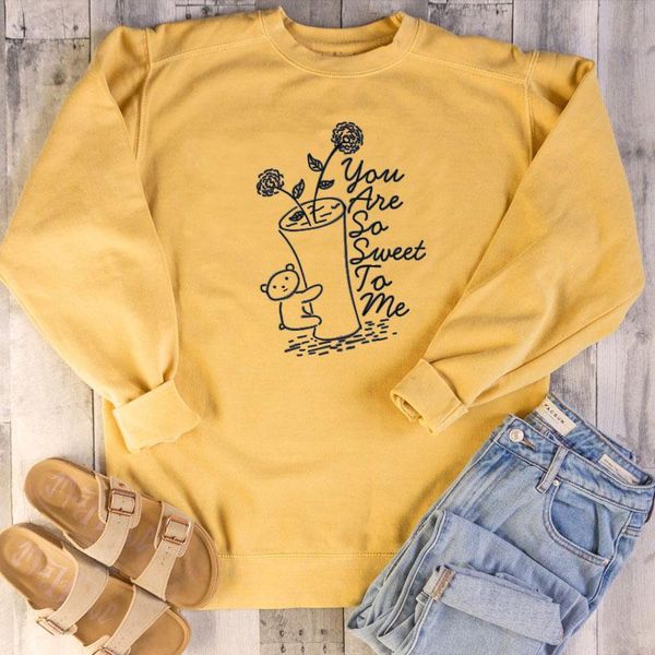 women's hoodies & sweatshirts you are so sweet to me sweatshirt graphic funny women fashion kawaii cute autumn and winter pullovers you, Black
women's hoodies & sweatshirts you are so sweet to me sweatshirt graphic funny women fashion kawaii cute autumn and winter pullovers you, Black