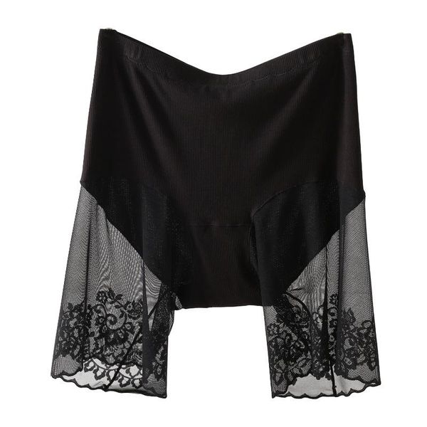 women's leggings 2021 fashion plus size 6xl cool knee-length lace anti-exhaust safety high waist modal shorts, Black
women's leggings 2021 fashion plus size 6xl cool knee-length lace anti-exhaust safety high waist modal shorts, Black