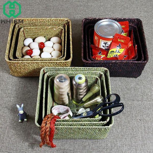 storage baskets 3 sizes basket for organizing laundry clothes organizer straw woven toy container bins deskbox
storage baskets 3 sizes basket for organizing laundry clothes organizer straw woven toy container bins deskbox