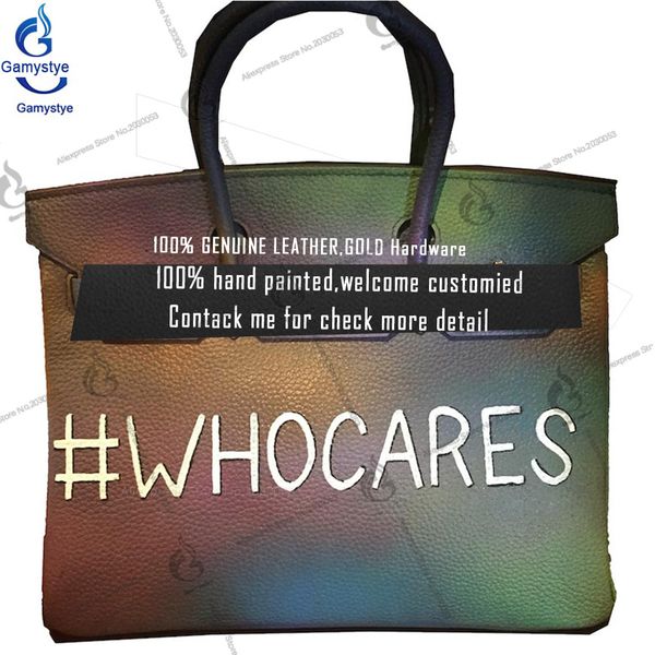art make hand draw lettes words whocares skull custom h bags cowhide handbags hand painted gifts genuine leather bags
art make hand draw lettes words whocares skull custom h bags cowhide handbags hand painted gifts genuine leather bags