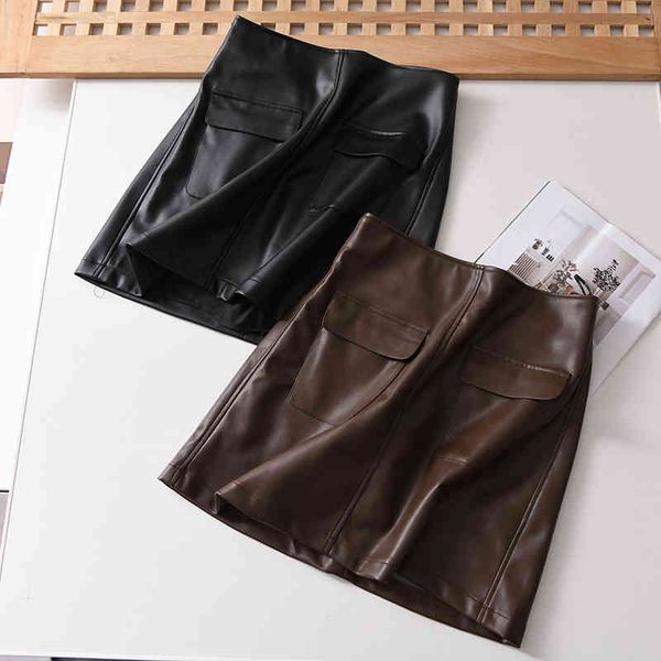 skirts front pockets soft pu leather a-line short coffee black faux mini skorts jb7v
skirts front pockets soft pu leather a-line short coffee black faux mini skorts jb7v