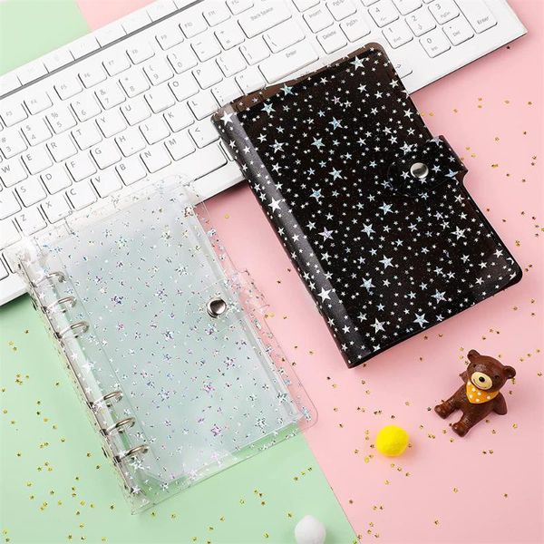 card holders 1pcs a6 pu leather daisy binder zipper bag transparent loose-leaf cash budget handbook planner organizer for office supplies, Brown;gray
card holders 1pcs a6 pu leather daisy binder zipper bag transparent loose-leaf cash budget handbook planner organizer for office supplies, Brown;gray
