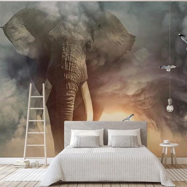 wallpapers custom 3d animal mural wallpaper creative elephant non-woven po living room sofa tv children's home decoration
wallpapers custom 3d animal mural wallpaper creative elephant non-woven po living room sofa tv children's home decoration