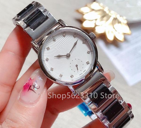 wristwatches luxury women white black ceramic watch crystal quartz wristwatch female clock fashion multi-function chronograph, Slivery;brown
wristwatches luxury women white black ceramic watch crystal quartz wristwatch female clock fashion multi-function chronograph, Slivery;brown