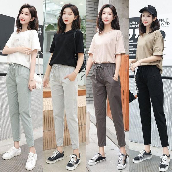 women's pants & capris cotton linen for women trousers loose casual solid color harem summer ankle-length, Black;white
women's pants & capris cotton linen for women trousers loose casual solid color harem summer ankle-length, Black;white