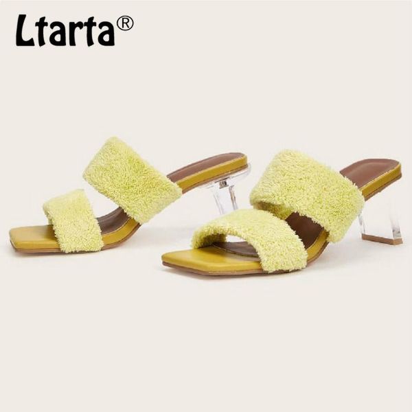 summer women's slippers open toe casual outdoor transparent high heels short plush yellow cgb sandals, Black
summer women's slippers open toe casual outdoor transparent high heels short plush yellow cgb sandals, Black