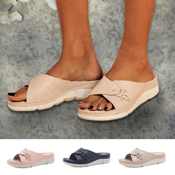 sandals 2021 summer wedges beach casual women's fashion set foot slope heel comfortable large size, Black
sandals 2021 summer wedges beach casual women's fashion set foot slope heel comfortable large size, Black