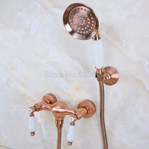 antique red copper wall mounted bathroom clawfoot bathtub tub faucet mixer tap w/hand shower tna298 sets
antique red copper wall mounted bathroom clawfoot bathtub tub faucet mixer tap w/hand shower tna298 sets