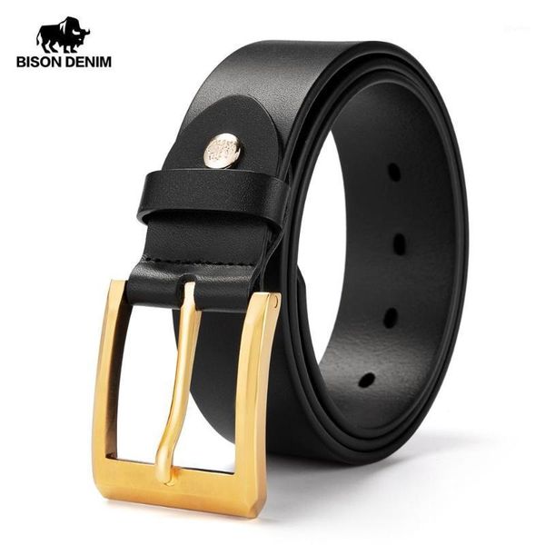 belts bison denim 100% real genuine leather men belt copper pin buckle classic luxury strap n716001, Black;brown
belts bison denim 100% real genuine leather men belt copper pin buckle classic luxury strap n716001, Black;brown