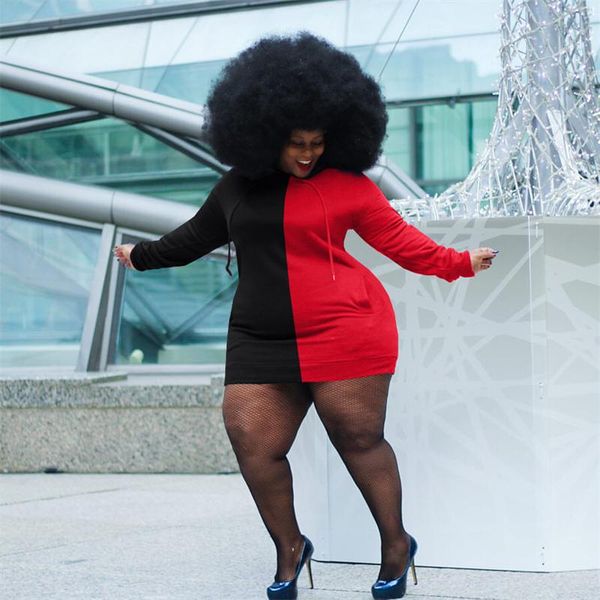 plus size dresses haoohu for women long sleeve patchwork hoodie dress casual ladies mini black urban commute
plus size dresses haoohu for women long sleeve patchwork hoodie dress casual ladies mini black urban commute