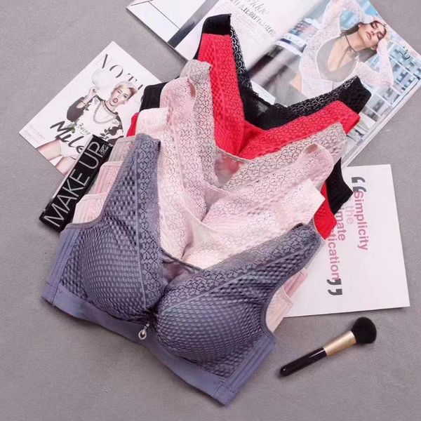 bras plus size bra big one-piece seamless women underwear rayon four hook-and-eye back closure wire push up cup, Red;black
bras plus size bra big one-piece seamless women underwear rayon four hook-and-eye back closure wire push up cup, Red;black