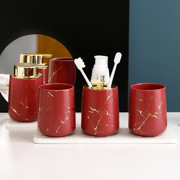 matte gold ceramics bathroom set decoration soap dispenser/toothbrush holder/cup/soap dish tray luxurious washing bath accessory
matte gold ceramics bathroom set decoration soap dispenser/toothbrush holder/cup/soap dish tray luxurious washing bath accessory