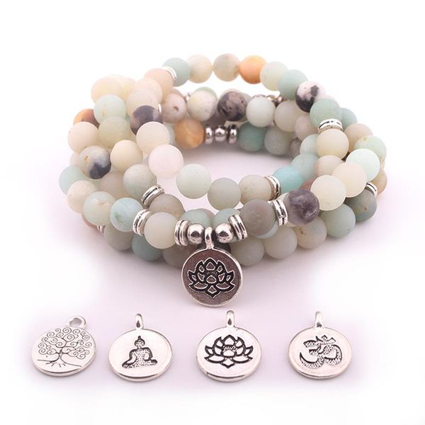 beaded, strands 108 frosted stone bracelet necklace lotus pendant buddha bead, Black
beaded, strands 108 frosted stone bracelet necklace lotus pendant buddha bead, Black
