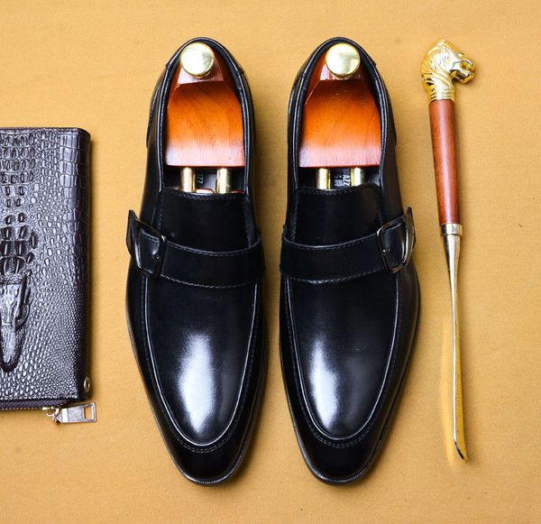 Handmade Designer Vintage Fashion Party Buckle Formal Shoes Oxford Genuine Leather Mens Monk Dress Shoes EU 46, Black
Handmade Designer Vintage Fashion Party Buckle Formal Shoes Oxford Genuine Leather Mens Monk Dress Shoes EU 46, Black