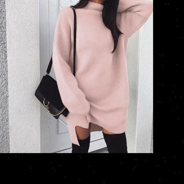 women sweater high collar solid baggy oversized knitted long jumper autumn winter loose pullover outwear, White;black
women sweater high collar solid baggy oversized knitted long jumper autumn winter loose pullover outwear, White;black