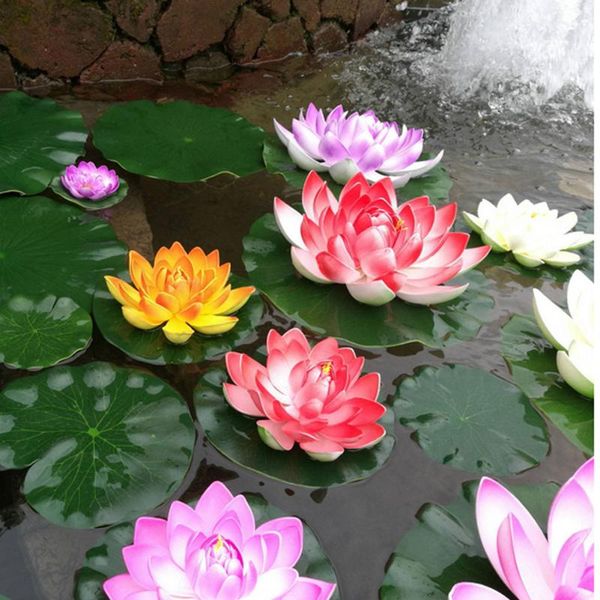 decorative flowers & wreaths 1pcs artificial floating lotu simulation water lily flower pond decoration lotus realistic for garden pool
decorative flowers & wreaths 1pcs artificial floating lotu simulation water lily flower pond decoration lotus realistic for garden pool