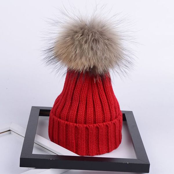 winter kids 14cm detachable real fur pom pom knitted beanies skullies child boy girls casual curled acrylic knit caps hats, Blue;gray
winter kids 14cm detachable real fur pom pom knitted beanies skullies child boy girls casual curled acrylic knit caps hats, Blue;gray