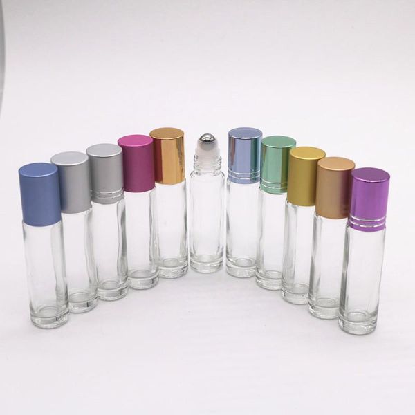 storage bottles & jars 24x 5ml 10ml thick clear glass essential oils roll on bottle metal roller ball for perfume
storage bottles & jars 24x 5ml 10ml thick clear glass essential oils roll on bottle metal roller ball for perfume
