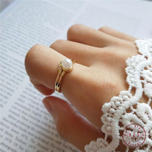 cluster rings hi man 925 sterling silver micro-inlaid crystal pearl opening adjustable ring women luxury all-match jewelry, Golden;silver
cluster rings hi man 925 sterling silver micro-inlaid crystal pearl opening adjustable ring women luxury all-match jewelry, Golden;silver