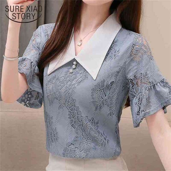 women blouses blusas mujer de moda flare sleeve lace blouse shirts chemisier femme s and 4125 50 210506, White
women blouses blusas mujer de moda flare sleeve lace blouse shirts chemisier femme s and 4125 50 210506, White