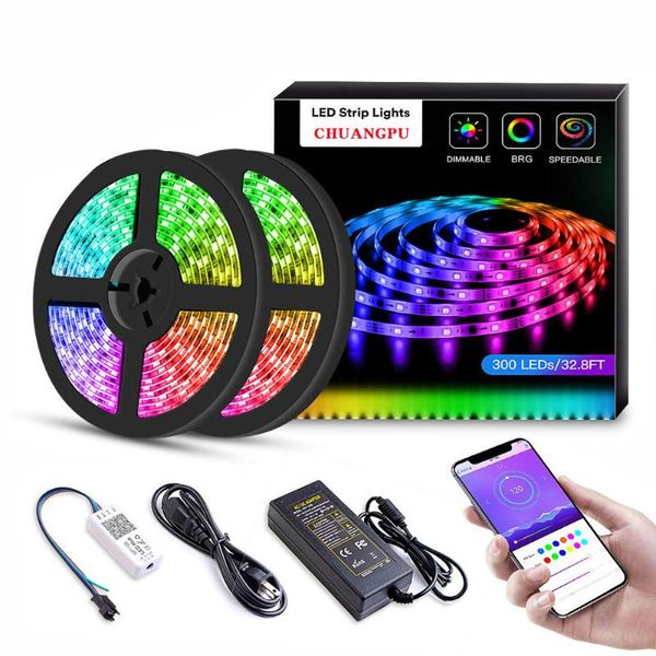 strips wireless bluetooth led strip light smart phone control rgb waterproof ip65 flexible neon ribbon diode tape
strips wireless bluetooth led strip light smart phone control rgb waterproof ip65 flexible neon ribbon diode tape