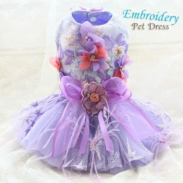handmade dress dog apparel lace diamond flowers embroidery feather skirt evening party gown pet cat wedding poodle clothes
handmade dress dog apparel lace diamond flowers embroidery feather skirt evening party gown pet cat wedding poodle clothes