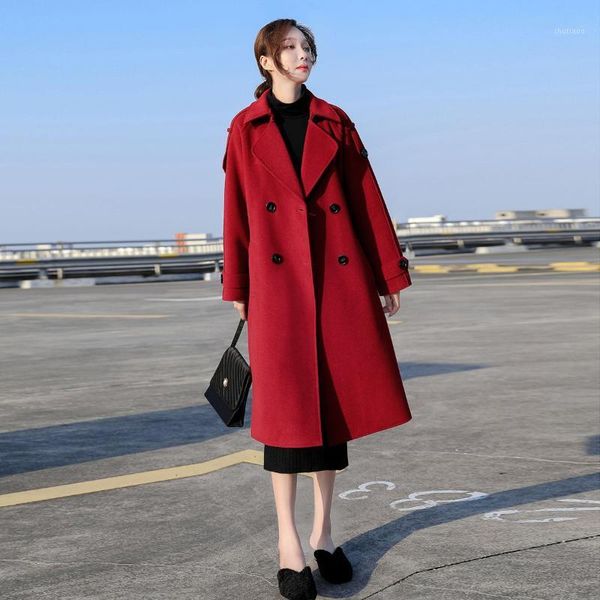 women 2021 spring autumn cashmere coat elegant turn down collar wool coats female double-breasted overcoat casaco feminino a805 women's, Black
women 2021 spring autumn cashmere coat elegant turn down collar wool coats female double-breasted overcoat casaco feminino a805 women's, Black