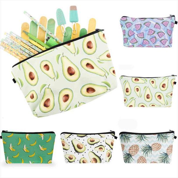 cartoon watermelon avocado fruits printing cosmetic bag pattern makeup portable travel women cute pouch zipper
cartoon watermelon avocado fruits printing cosmetic bag pattern makeup portable travel women cute pouch zipper