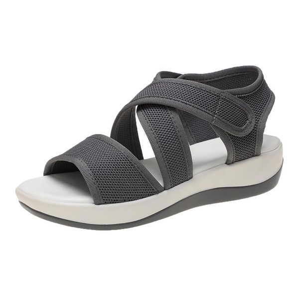 sandals 2021 elastic band women fashion casual sports women's shoes breathable thick-soled slipper, Black
sandals 2021 elastic band women fashion casual sports women's shoes breathable thick-soled slipper, Black