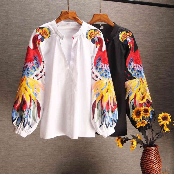 blouses plus size lazy-style fashion embroidery flower v collar blouse female ladies embroidered long-sleeve shirt women's, White
blouses plus size lazy-style fashion embroidery flower v collar blouse female ladies embroidered long-sleeve shirt women's, White