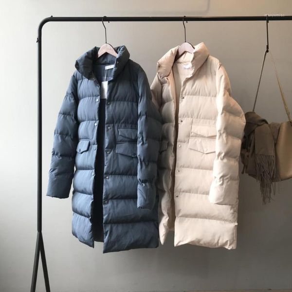 women's down & parkas thick cotton jacket oversize long 2021 winter sleeve buttons pockets female warm puffer parka, Black
women's down & parkas thick cotton jacket oversize long 2021 winter sleeve buttons pockets female warm puffer parka, Black