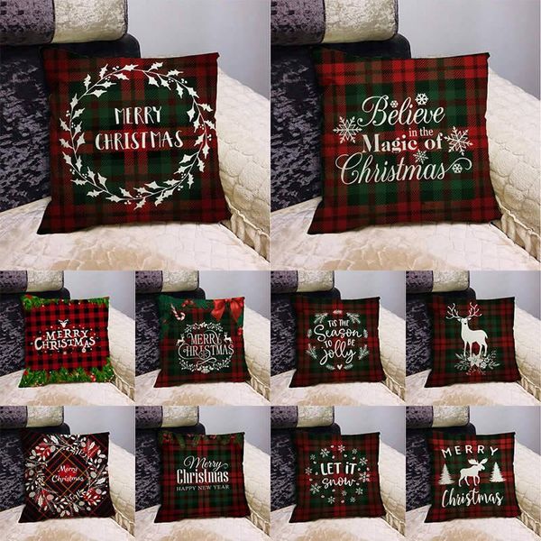 cushion/decorative pillow merry christmas gift cushion cover red plaid decoration for home sofa throw pillowcase 45x45cm i853
cushion/decorative pillow merry christmas gift cushion cover red plaid decoration for home sofa throw pillowcase 45x45cm i853
