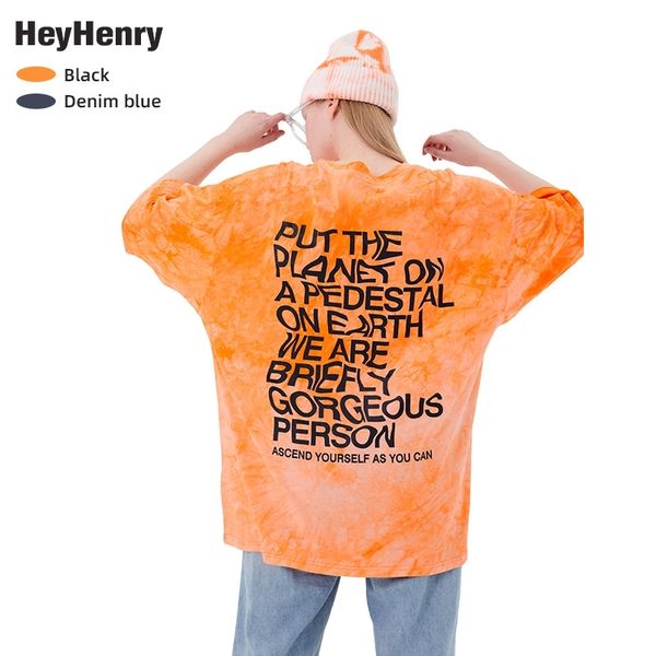 henry summer hip hop casual t-shirt lovers trend tie dye new letter men's short sleeve t-shirt, White;black
henry summer hip hop casual t-shirt lovers trend tie dye new letter men's short sleeve t-shirt, White;black