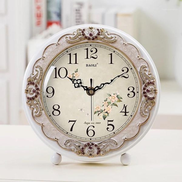 desk & table clocks european pastoral bedroom bedside mute clock ornaments modern living room watch creative fashion simple1
desk & table clocks european pastoral bedroom bedside mute clock ornaments modern living room watch creative fashion simple1