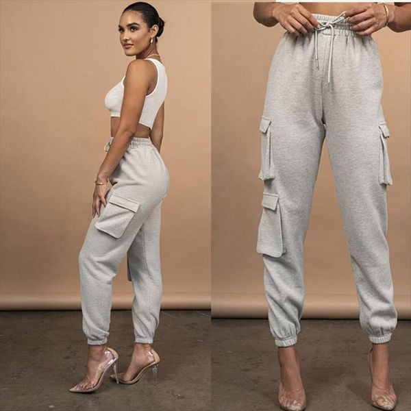 dewadbow cargo pockets detail womens capri jogger sweatpants elastic high waist harajuku punk streetwear plus size 2xl, Black;white
dewadbow cargo pockets detail womens capri jogger sweatpants elastic high waist harajuku punk streetwear plus size 2xl, Black;white