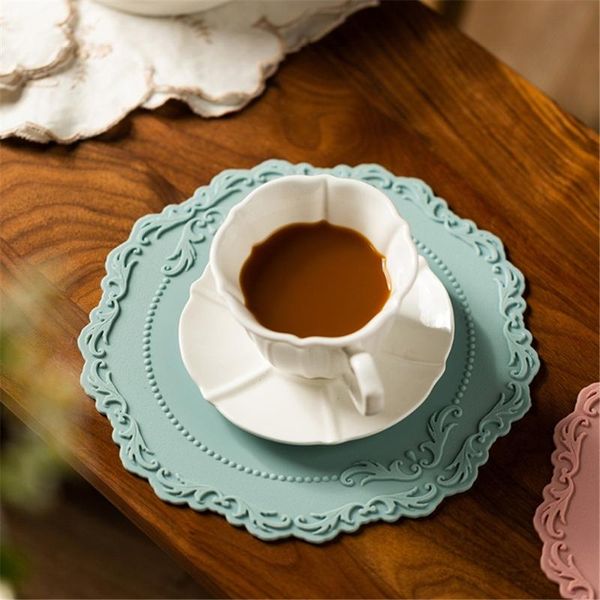 mats & pads 2pcs/set 23cm 35cm silicone flower placemat tableware oil resistant heat insulation non-slip tablemat kitchen washable cup pad
mats & pads 2pcs/set 23cm 35cm silicone flower placemat tableware oil resistant heat insulation non-slip tablemat kitchen washable cup pad