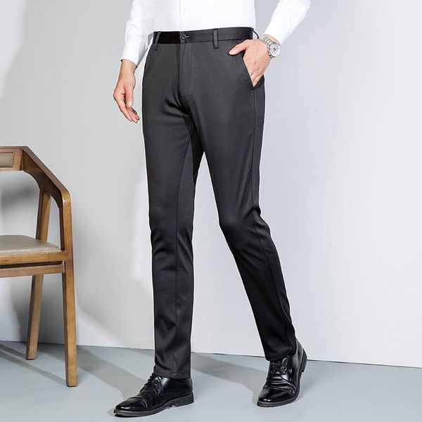 men's pants fashions slim fit formal trousers mens autumn winter brand business casual black blue gray stretch long men
men's pants fashions slim fit formal trousers mens autumn winter brand business casual black blue gray stretch long men