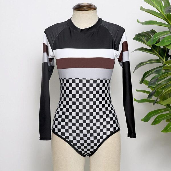 long sleeve swimwear designer luxury padded women's push up wear outdoor beach tourism vacation must bandage one-piece swimsuits, Black
long sleeve swimwear designer luxury padded women's push up wear outdoor beach tourism vacation must bandage one-piece swimsuits, Black
