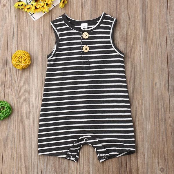 jumpsuits born baby boy girl sleeveless button one piece romper stripes jumpsuit outfit clothes 0-24 months, Blue
jumpsuits born baby boy girl sleeveless button one piece romper stripes jumpsuit outfit clothes 0-24 months, Blue